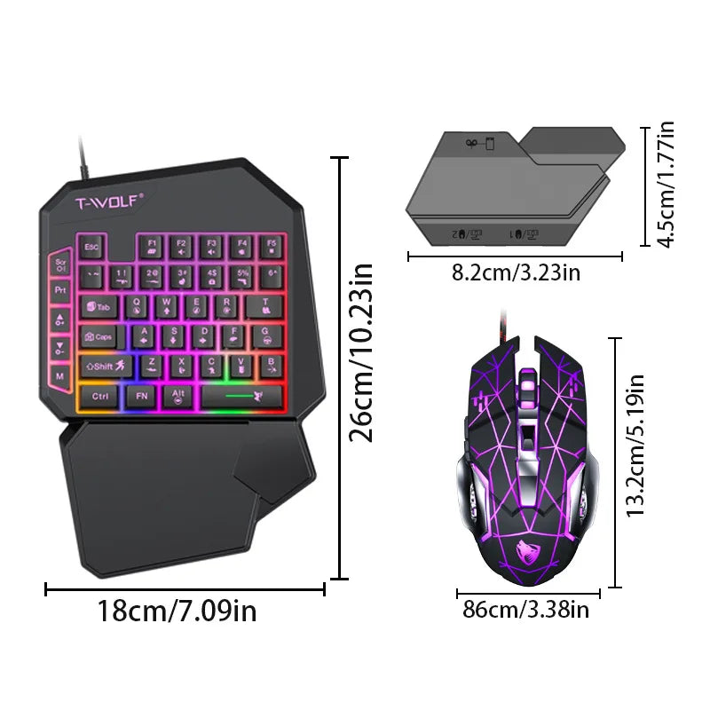 Tactital Mobile - Kit Teclado e Mouse Mobile